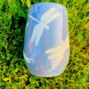 Stainless steel wine glass